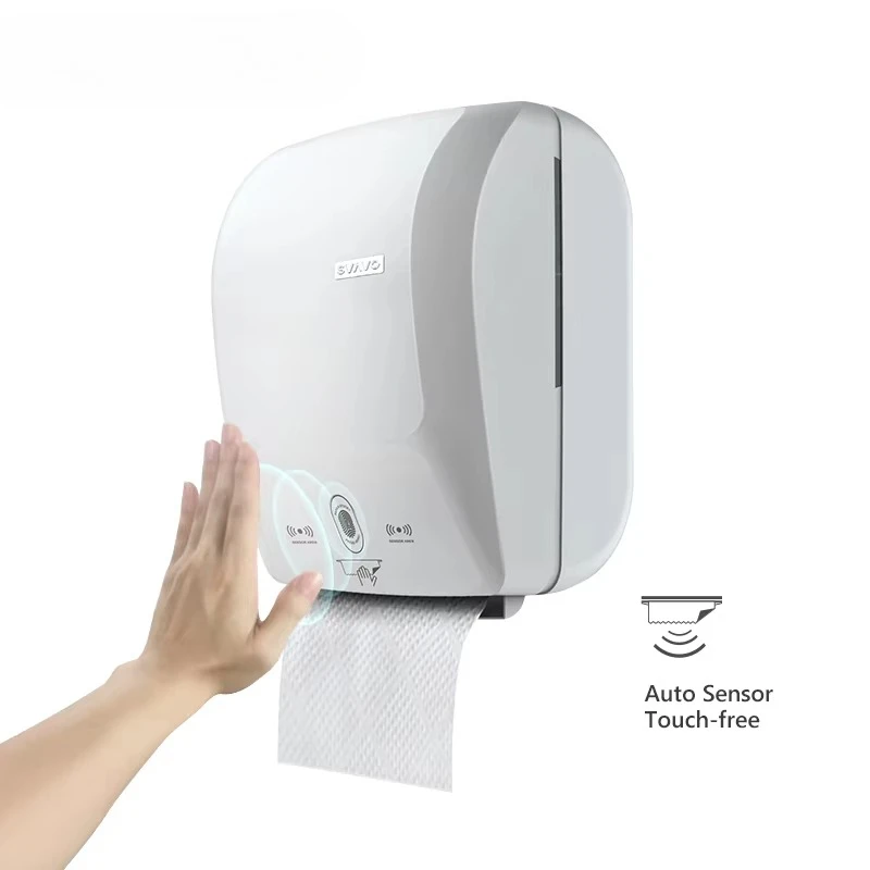 

Коммерческий роскошный диспенсер De Papel, настенный бесконтактный Jumbo-рулон, держатель для салфеток, автоматический сенсорный диспенсер для бумажных полотенец