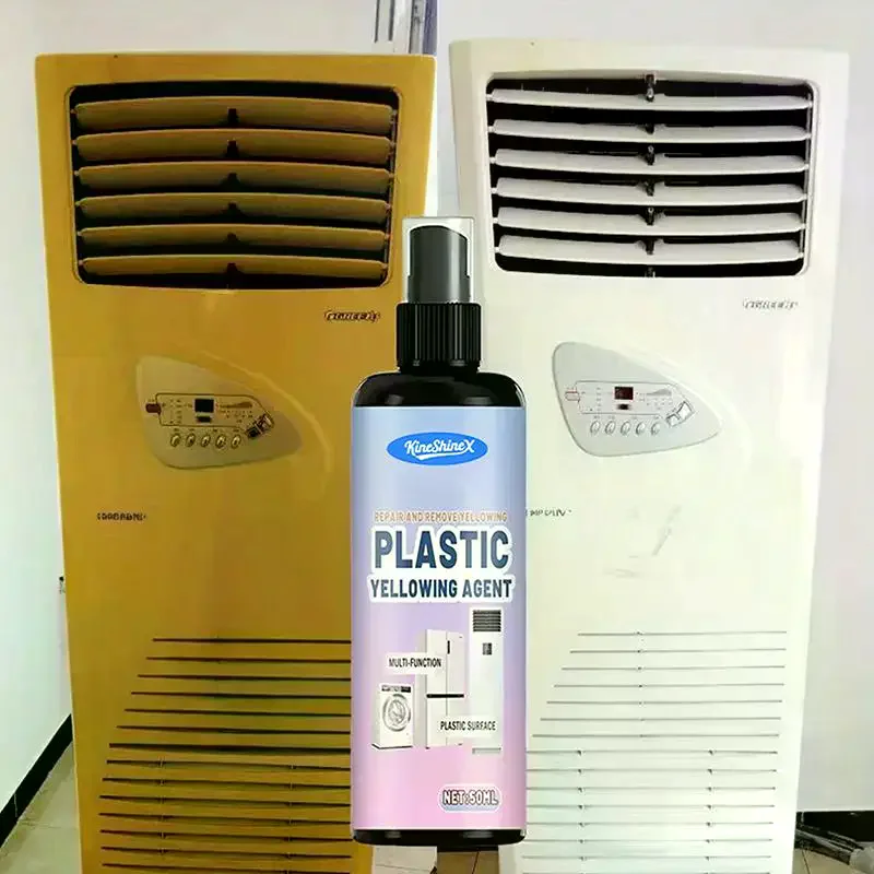 Cleaning Agent To Remove Yellowing Plastic From Air Conditioning, Washing Machines, And Appliances - Anti-Oxidation