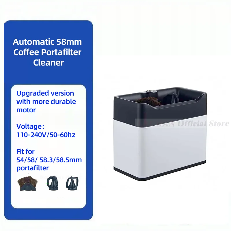 

LX Automatic 58mm Coffee Portafilter Cleaner Electric Cleaner For 54/58.3/58.5mm Portafilter Stainless Steel Commercial