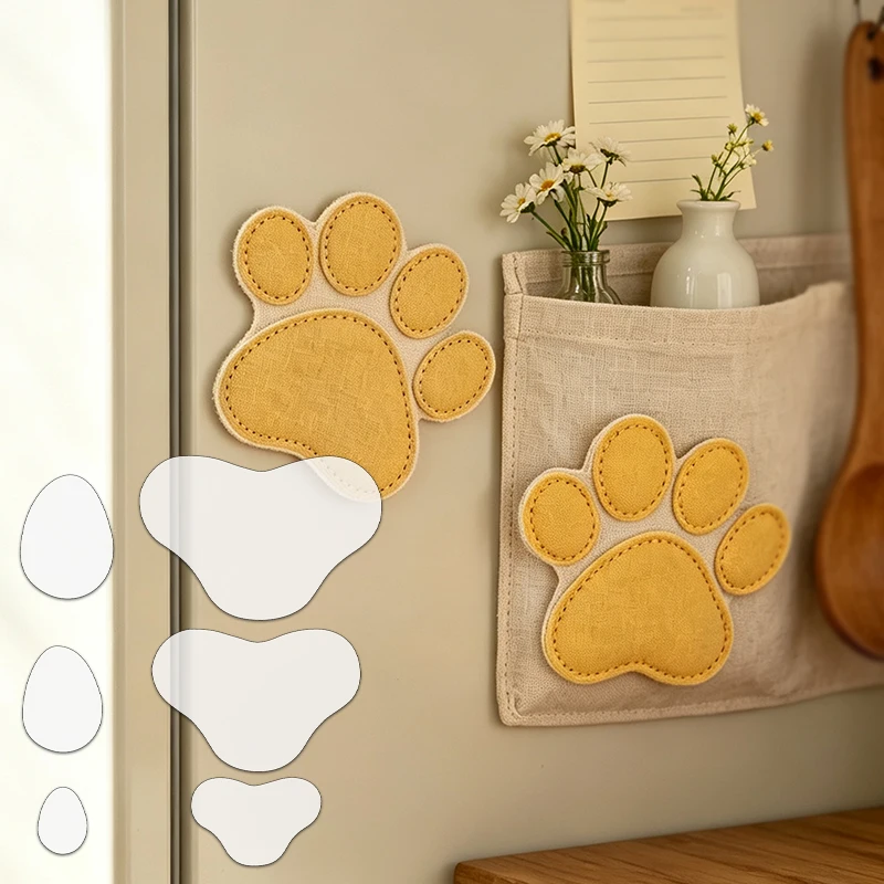 NUBECOM 6 plantillas de costura con estampado de huellas de perro, herramientas esenciales para un movimiento fluido y costura precisa, plantilla duradera de PET