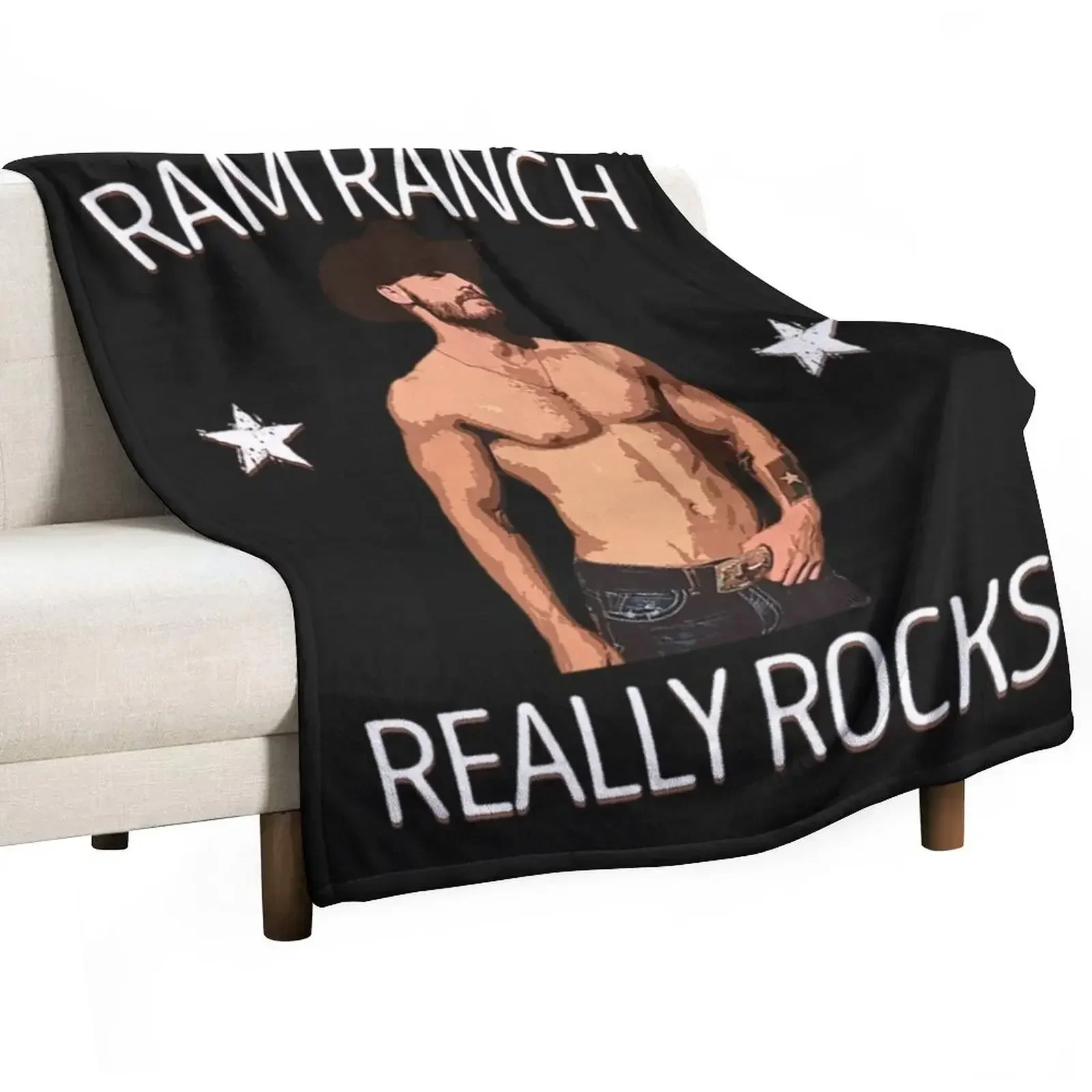 

Ram Ranch T-ShirtRam Ranch Really Rocks Throw Blanket Vintage Luxury Brand Blankets