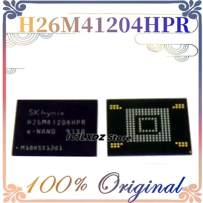 1pcs/lot New Original H26M41204HPR BGA153 EMMC memory word library chip hard disk In Stock