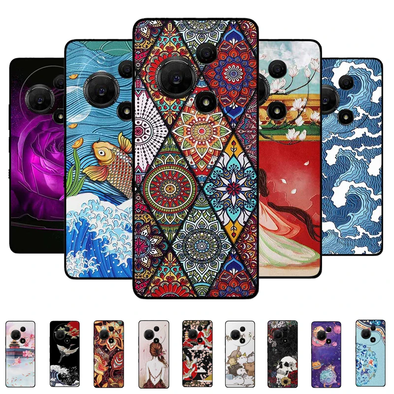 Funda en relieve 3D para TCL 60 NxtPaper 4G, Funda trasera de silicona suave para 60 NXTpaper 4G, Funda en relieve 3D TCL 60 NXTpaper