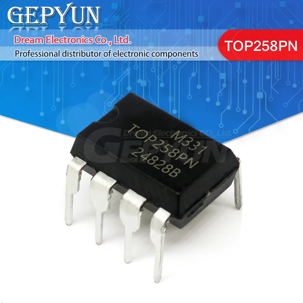 5Pcs TOP255PN Dip-7 Lcd TOP253PN Dip-7 TOP253P Dip TOP258PN TOP256PN TOP254PN TOP209PN TOP210PFI Power Management chip In Voorraad