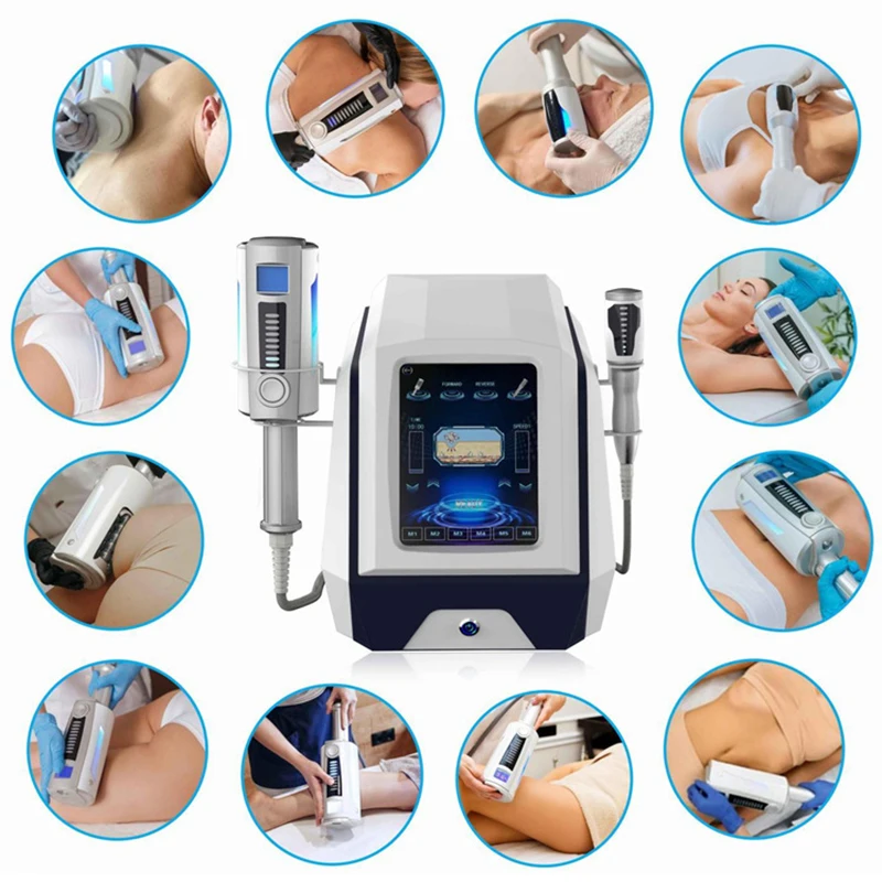 Máquina de masaje con rodillo de bola interior, sistema de vacío de elevación de glúteos, dispositivo de reducción de celulitis, masajeador con rodillo 7D ZM32-1