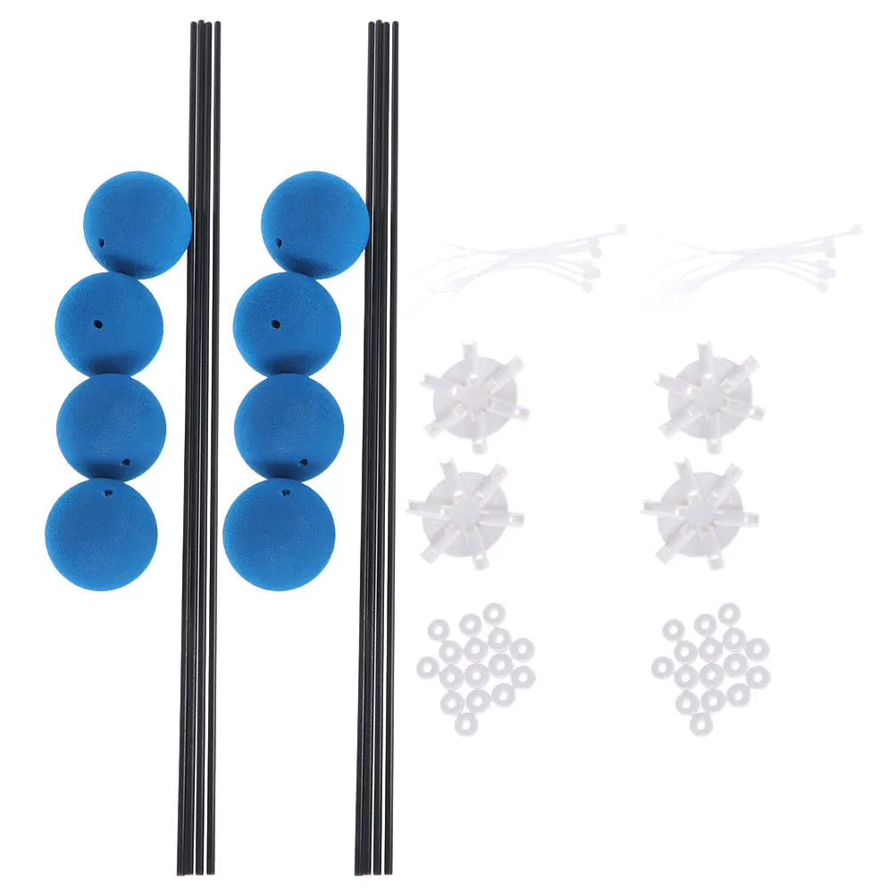 2Sets Rc Helicopter Landing Training Parts Kit Sponge Balls Durable Lightweight Landing Protection Remote Control Helicopter