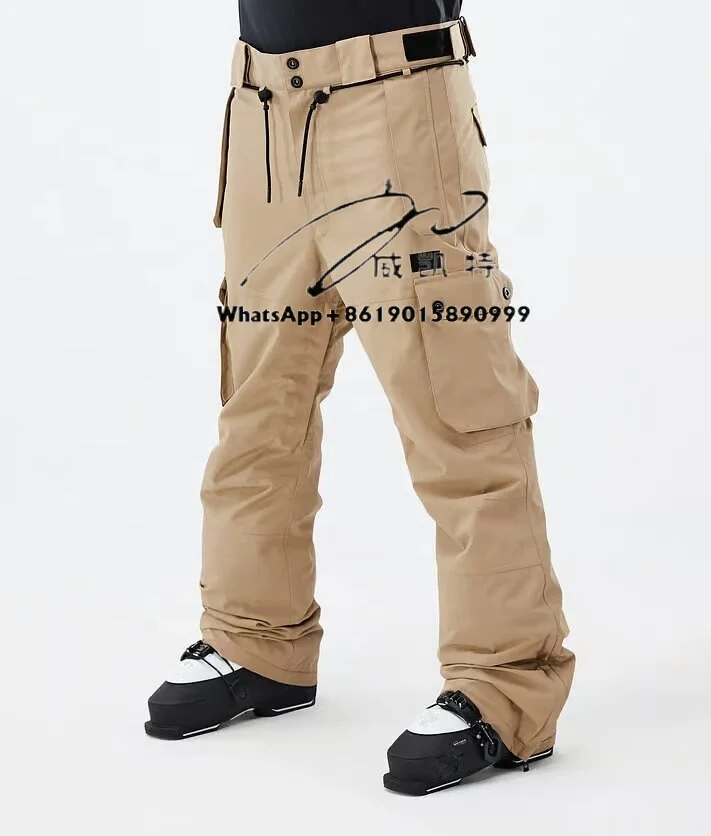 

Customized Fashion Mid-Waist Alpine Ski Pants Outdoor Warm Mountaineering Pants Waterproof Breathable Wear-Resistant Snow Pants