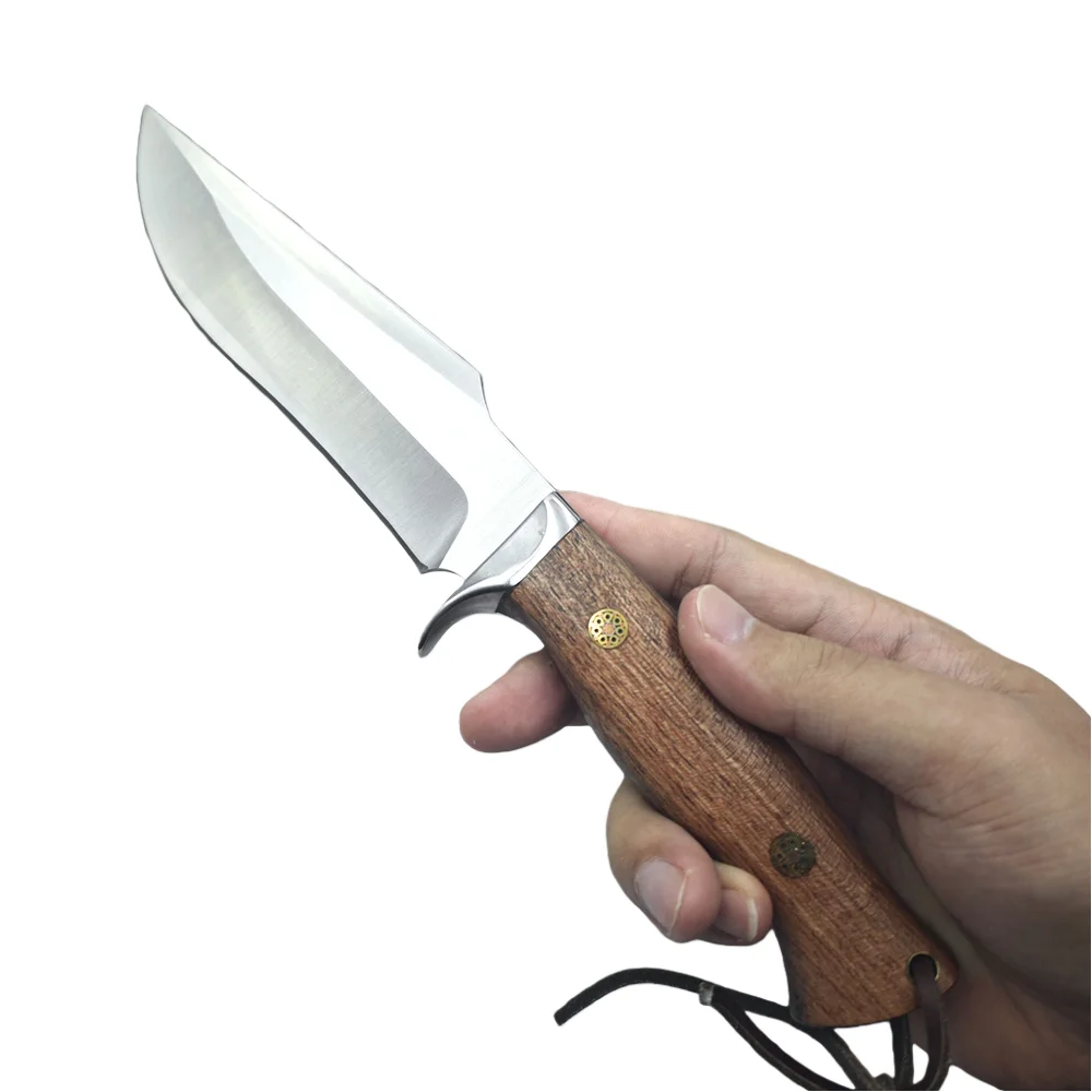 

Высокое качество 9cr18mov лезвие ручка из палисандра тактический охотничий нож открытый бушкрафт кемпинг EDC универсальный нож для самообороны