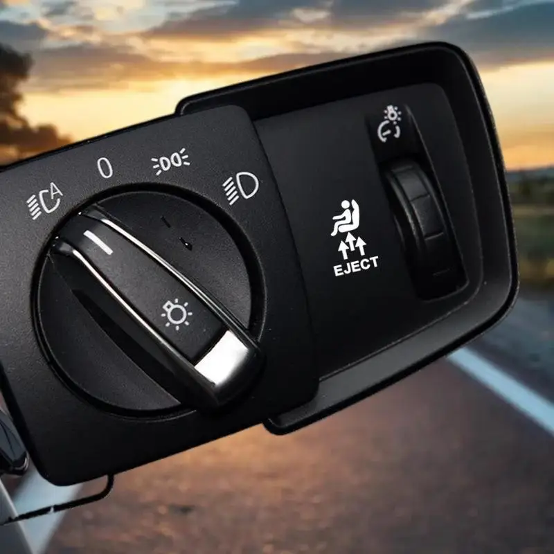 One Men's Fun Automobile Extras: EJECT Button Stickers for Unoccupied Vehicle Buttons; Gag Gift for Car Buffs