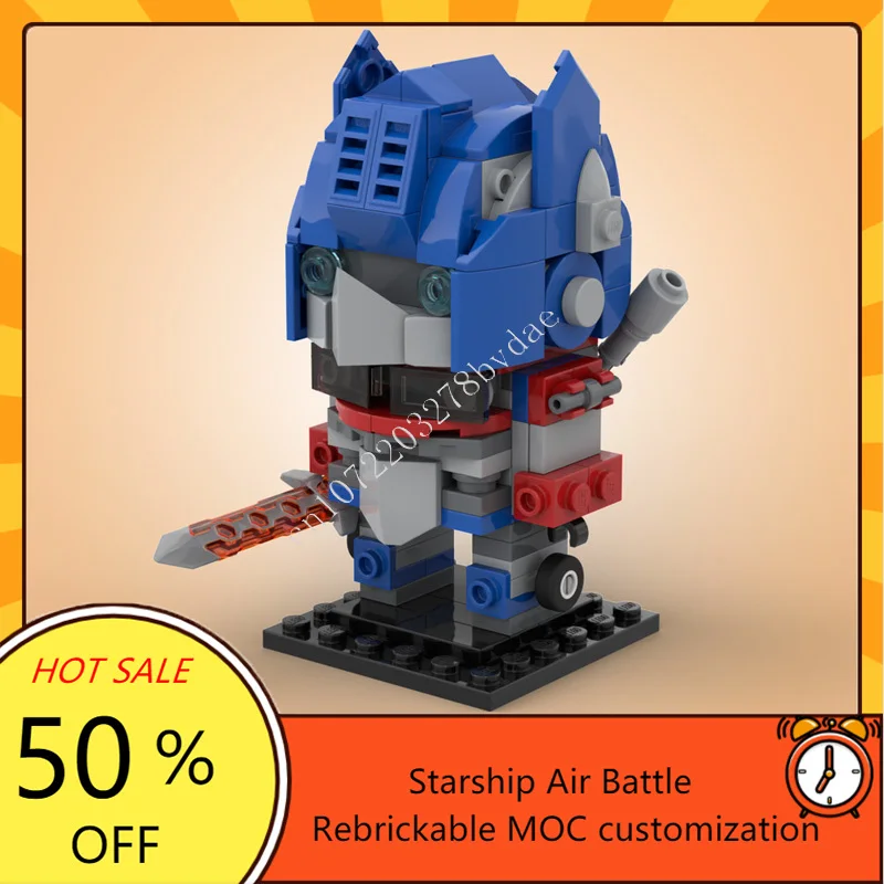 MOC klassieke cartoonfiguren puzzelset - gele bijen en Camaro Prime Peterbilt 379 architectuur DIY kerstcadeau voor kinderen van leeftijden