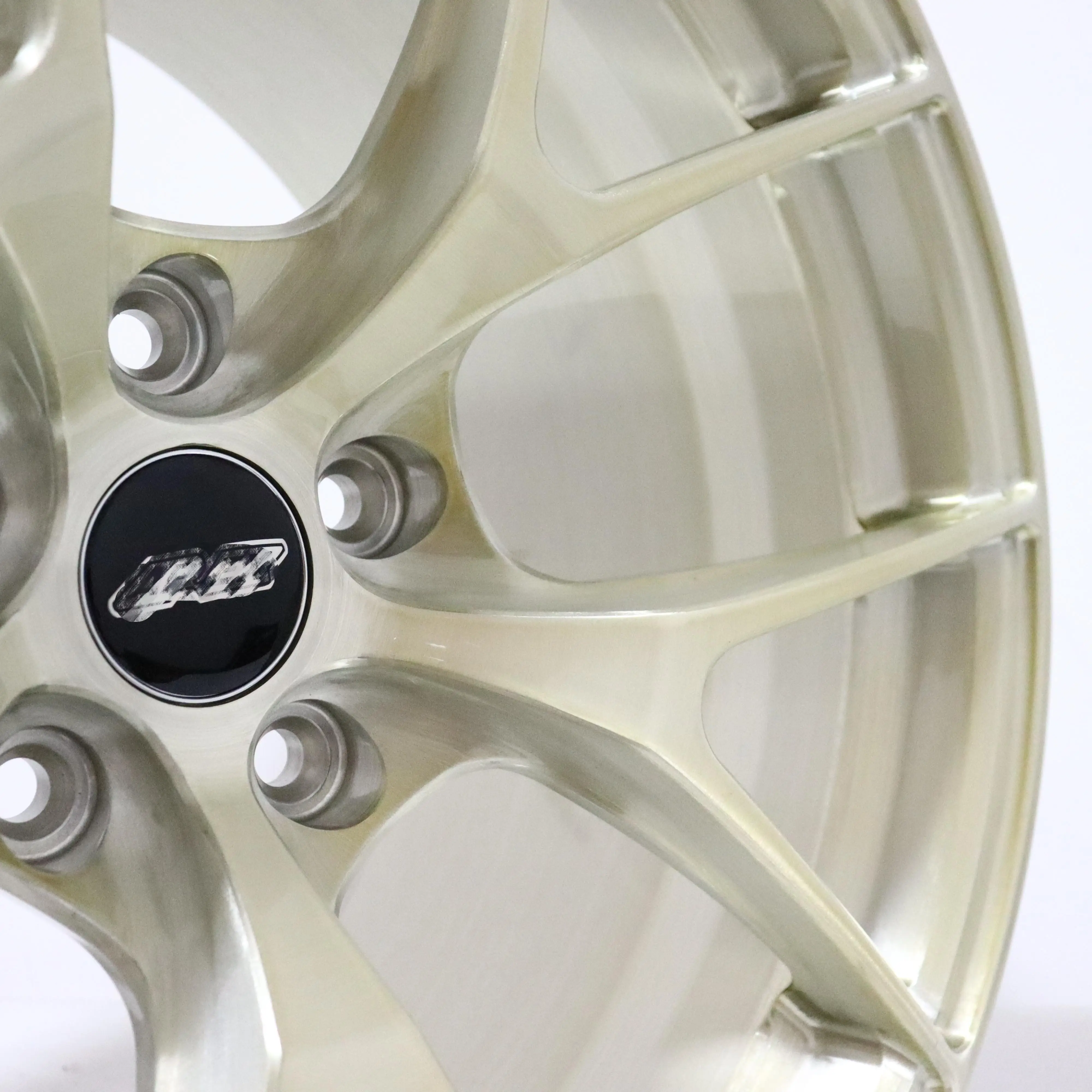 عجلات Xywheel المزورة المخصصة لجنوط عجلات تصميم Apex VS5RS باللون الذهبي المصقول 18 19 20 21 22 بوصة 5*112 66.6 120 BMW Mercedes Audi #6