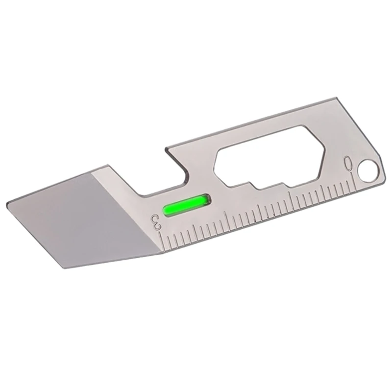 チタン合金バールレンチボトルオープナー屋外キャンプこじバー定規