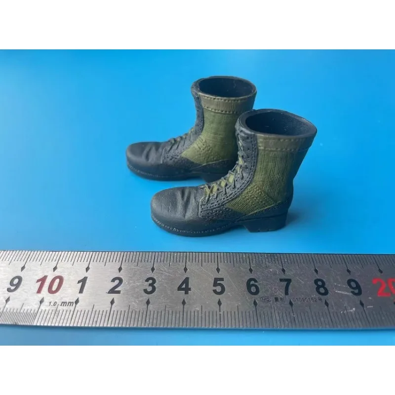 1/6 Scale Soldier Boots WWII US Army Tactical Combat Boots Plastic Hollow Shoes Model for 12 Inch Male Action Figures Body