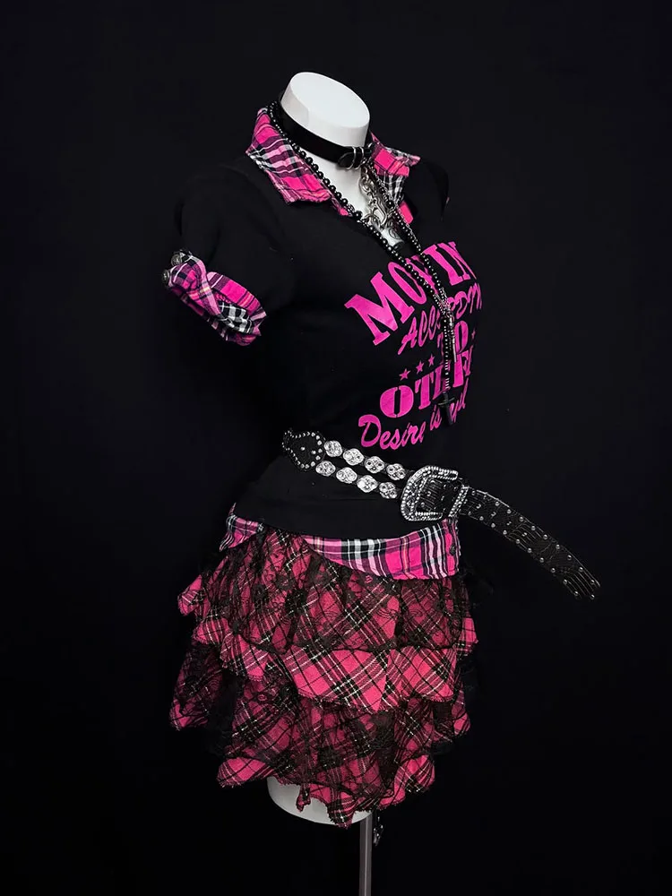 Cseta de Manga Corta Nea Ajustada, Estilo Americano Vintage, Diseño de Chica Moderna, Ajustada a la Cintura, Versátil, d...