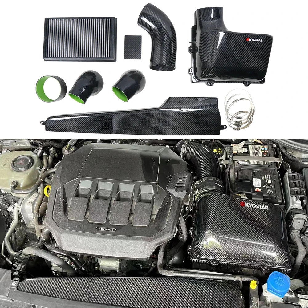 

Carbon Fiber Cold Air Intake System For VW Golf MK7 R GTI / S3 8V (Filter Panel)