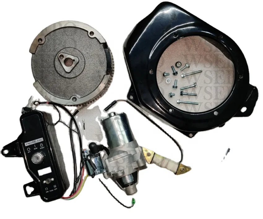 Electric Start Rebuild Kit Including Flywheel Starter Keybox Etc. Fits Predator 212CC 6.5HP Hemi  Engine