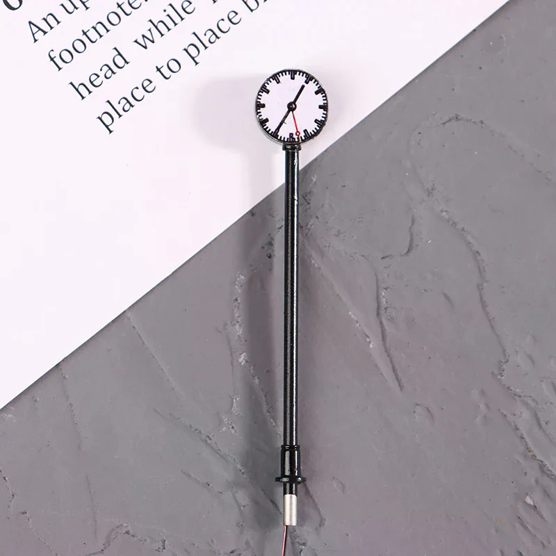 1pc 3V ミニチュア LED 照明鉄道模型 HO N スケールライト点灯プラットフォーム時計ランプ駅レイアウト