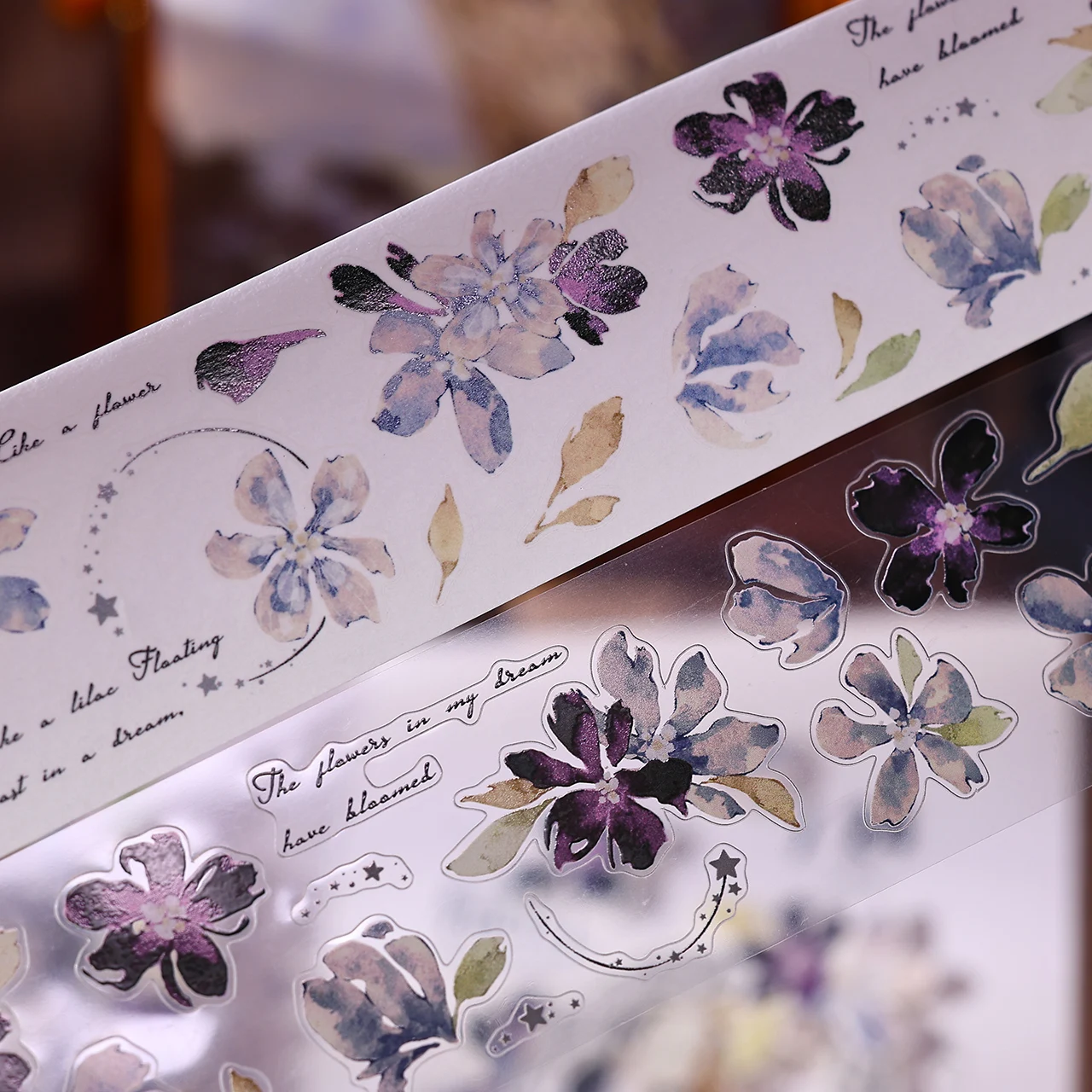 45 مللي متر * 6 متر خمر حلم زهرة المشهد PET الشريط الإبداعية DIY مجلة المواد الكولاج سجل القصاصات القرطاسية