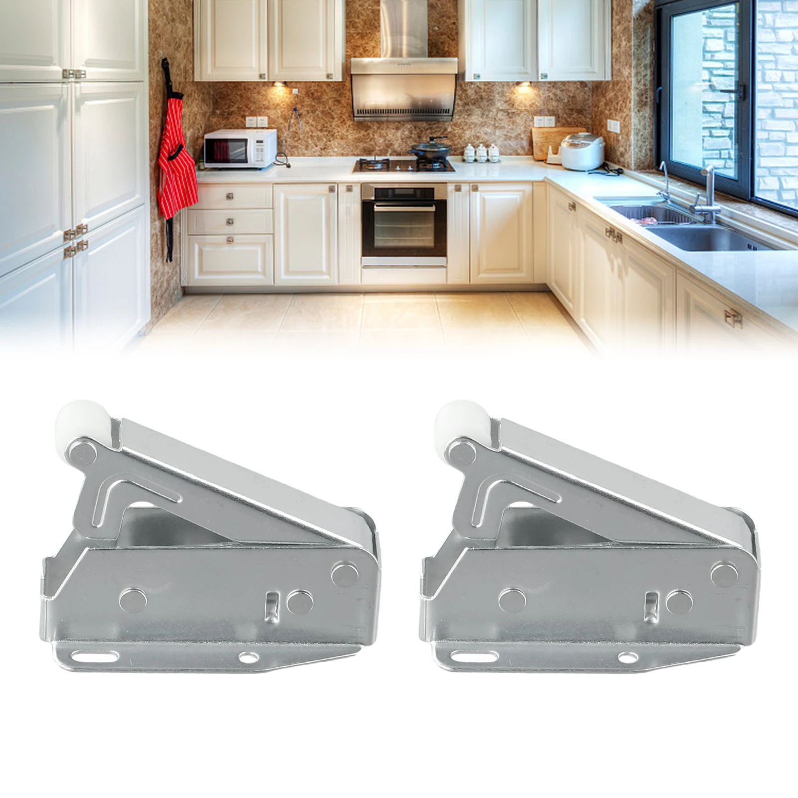 Practical Useful Door Spring Catch Wear-resistant Strong Spring Touch 2pc Accessories Auto Latch Catch Loft Tool