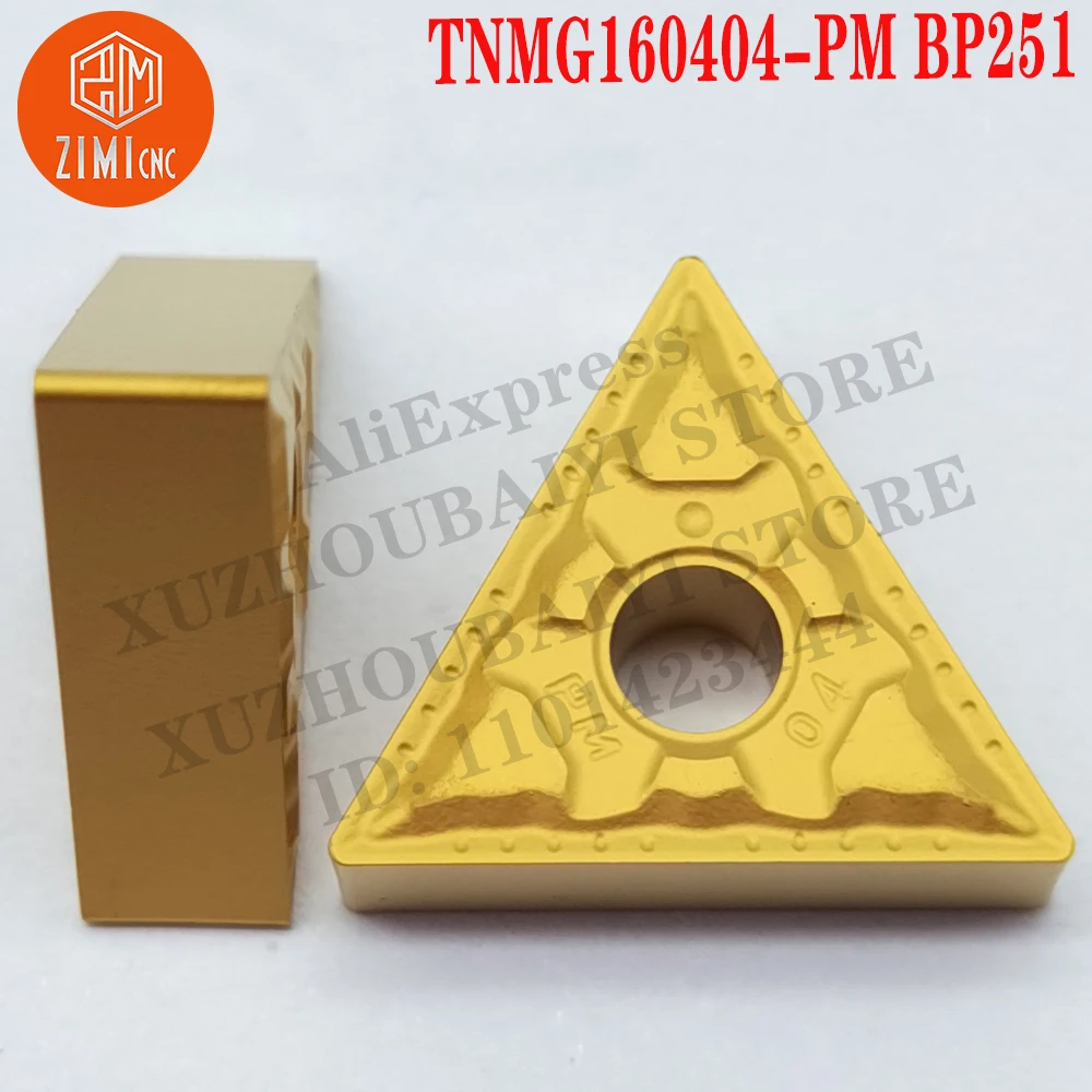 TNMG160404-PM BP251 TNMG 160404-PM إدراج كربيد أدوات تحول أداة CNC أداة قطع المخرطة تحول شفرة ميكانيكي مخرطة معدنية