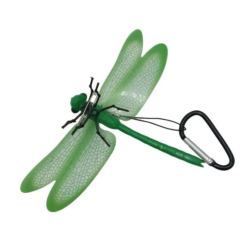 Dragonfly Hat Clip Garden Decorative Dragonfly Clips Creative Clip On Dragonfly For Hat Realistic Dragonfly Pole Clips For