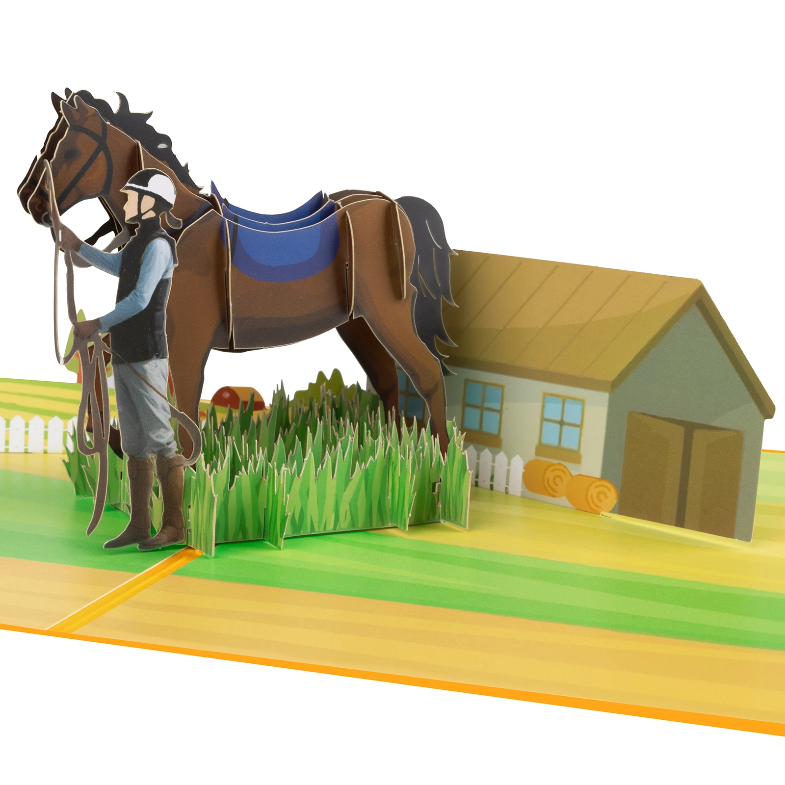 Imagem -05 - Horsemanship 3d Pop up Card para Mulheres e Meninas Ltz334 10 10 Pack