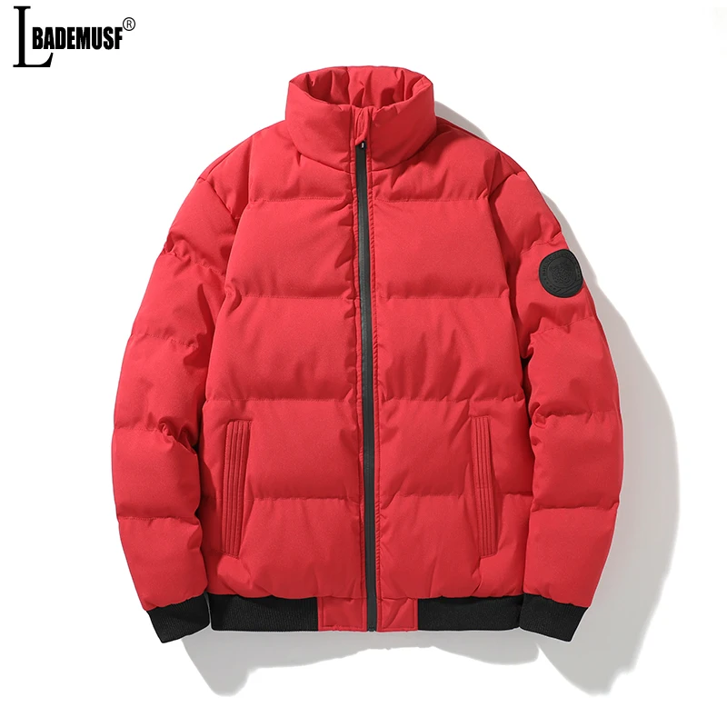 Plus Größe 8XL Herbst Winter Neue Warme Stehkragen Fashion Casual Marke Parka Männer Dicke Winddicht Parka Mantel Männer Jacke parka Männer