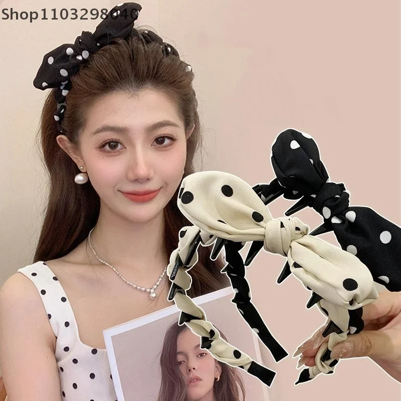 

Polka Dot Bow Hairband For Women And Girls – Stylish, Sweet Hair Accessory
