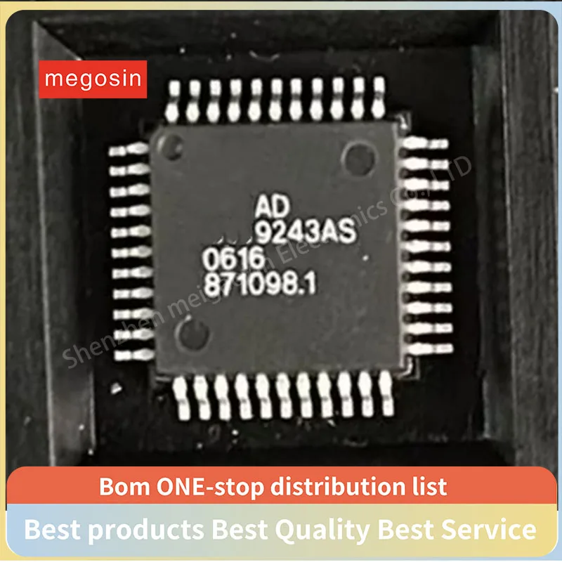 1PCS/LOT AD9243ASZRL AD9243ASZ AD9243AS 9243AS MQFP44 Adc chip in stock