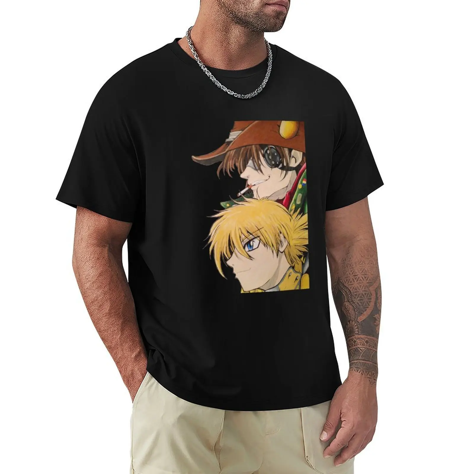 

Pip and Seras T-Shirt anime shirt cute clothes Men's cotton t-shirt