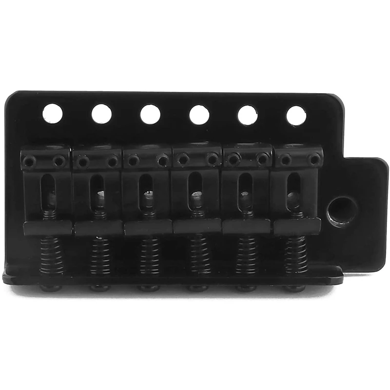 6 String Electric Guitar Tremolo Bridge With Whammy Bar For Fender Strat Squier Style Guitar Black