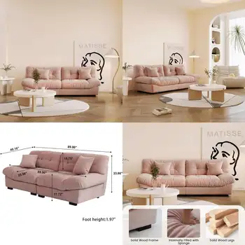10 最佳銷售 粉紅色沙發 - №6