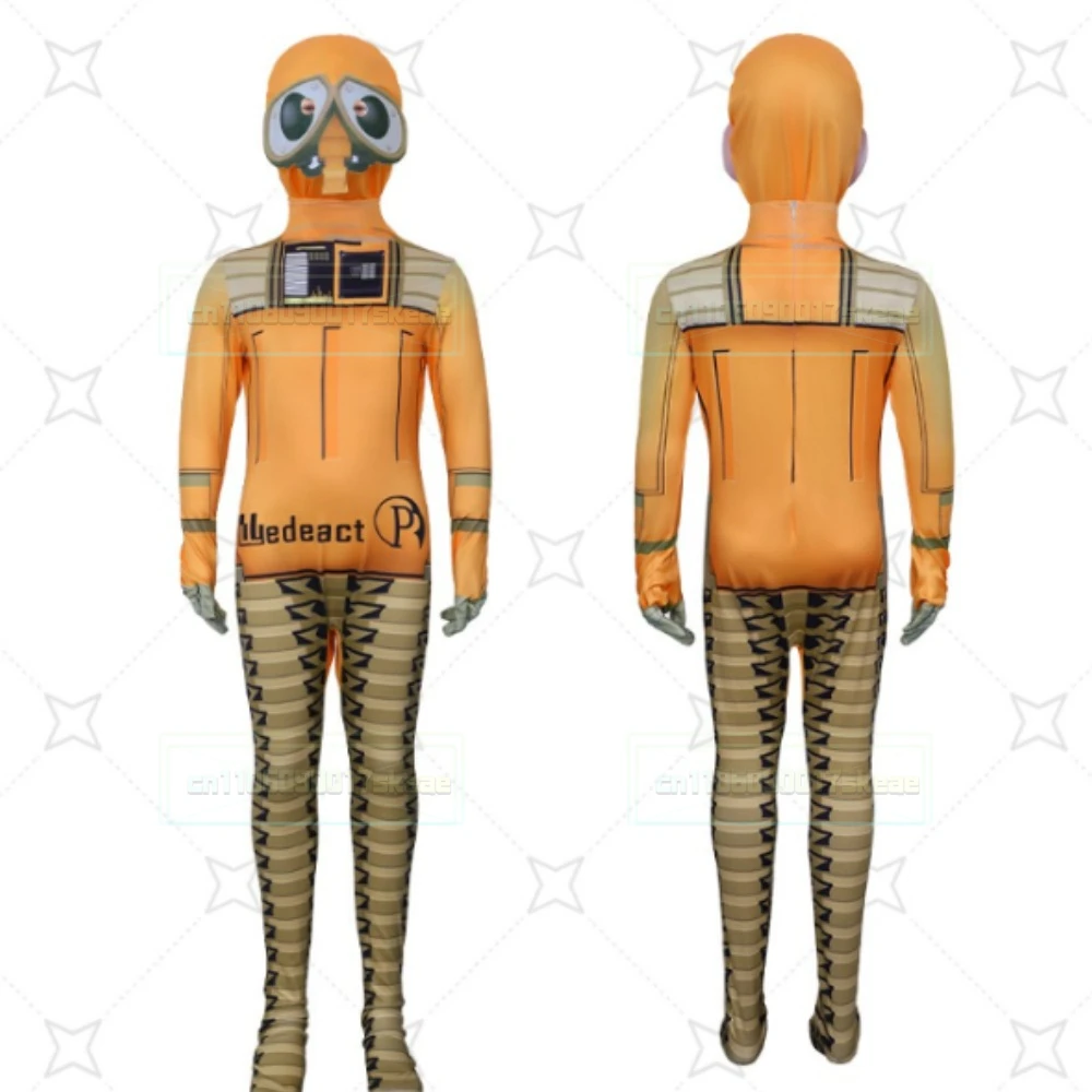Disfraz de WALL-E para Cosplay de Movilización General, Ropa Ajustada de una Pieza para Niños, Disfraz para Representaciones Escénicas