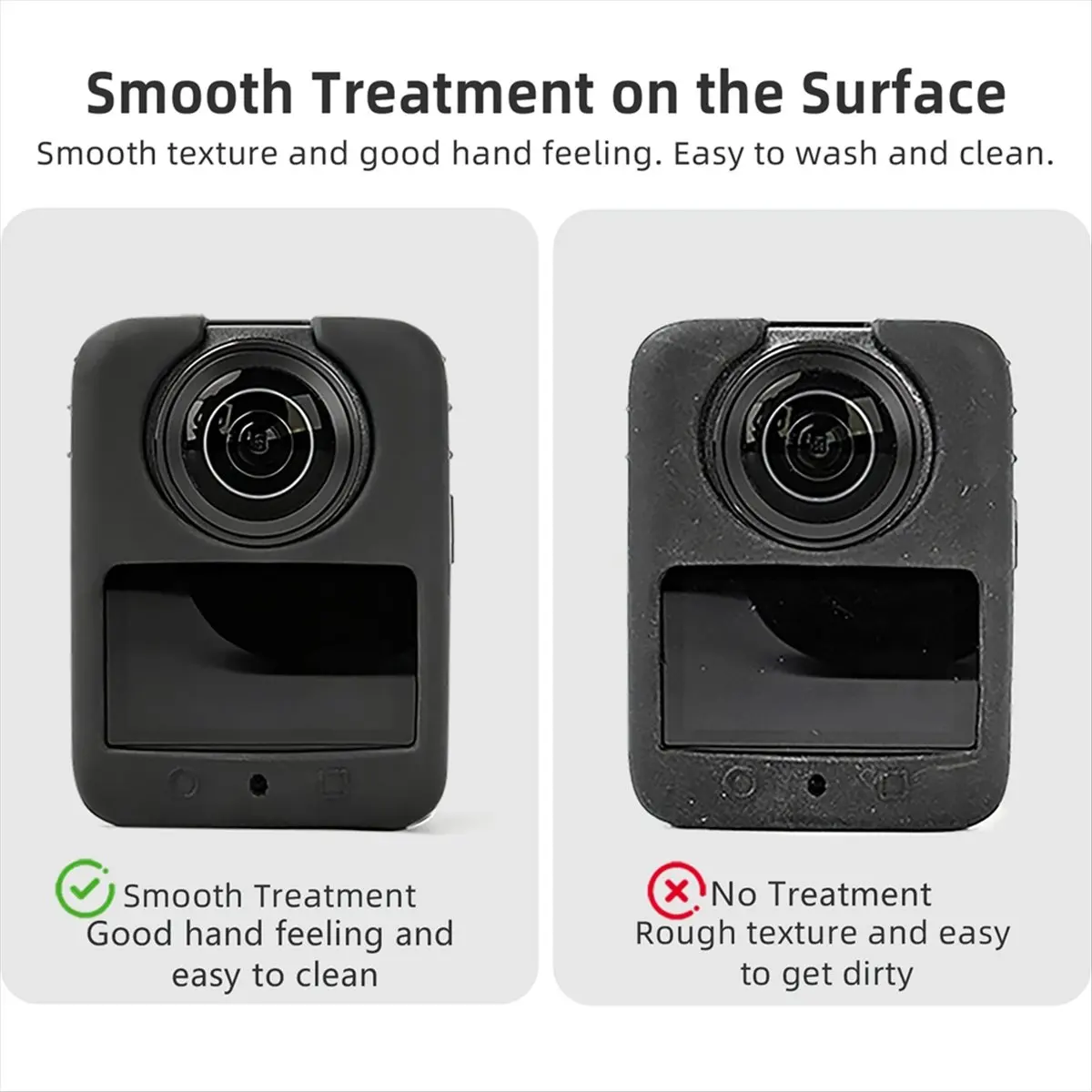N05R SUNNYLIFE for DJI OSMO 360 Silicone Case Waterproof Anti Fall Wear-Resistant Panoramic Camera Accessories
