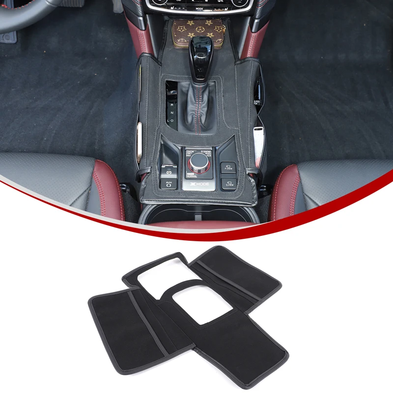 

For Subaru Forester 2019-2024 black car styling car center control protective cover car interior accessories