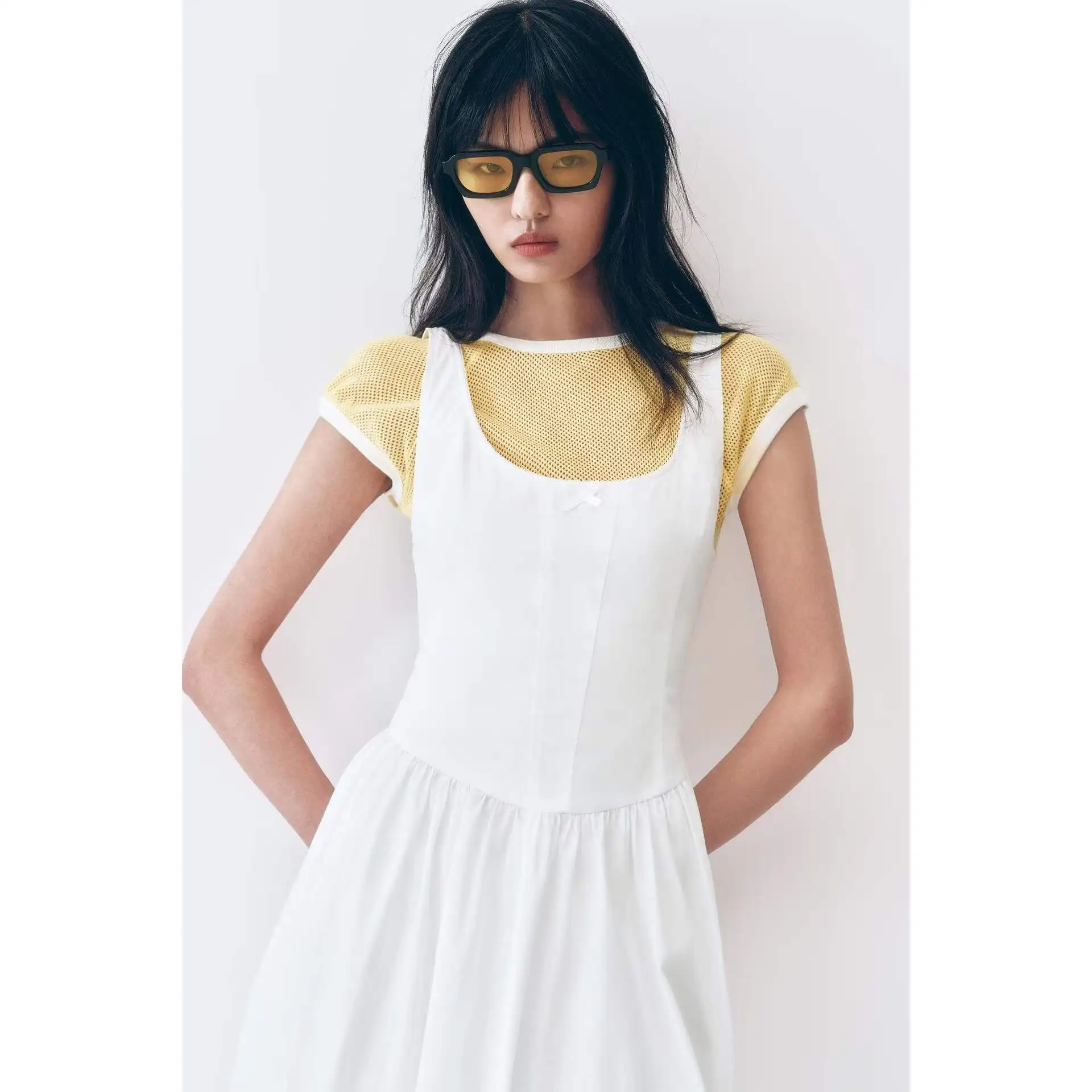 Fashionable Midi Dress Women's Tight Fit Midi Dress Spring Summer New Arrival Polyester Fiber City Commute Suitable