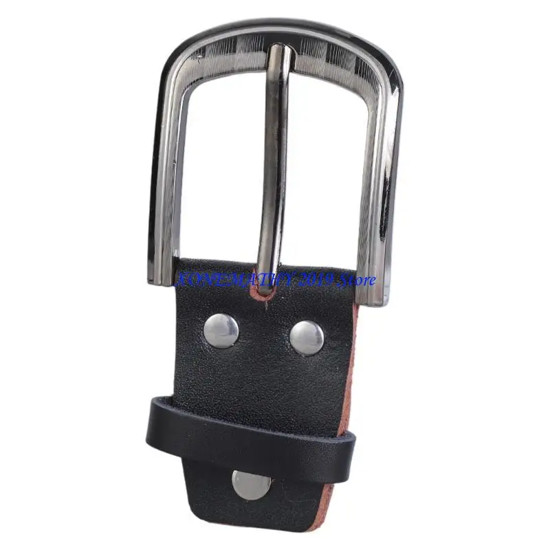 

F42F Punk Belt Buckle Replacement Single Prong Belt Buckle Metal Photo Props