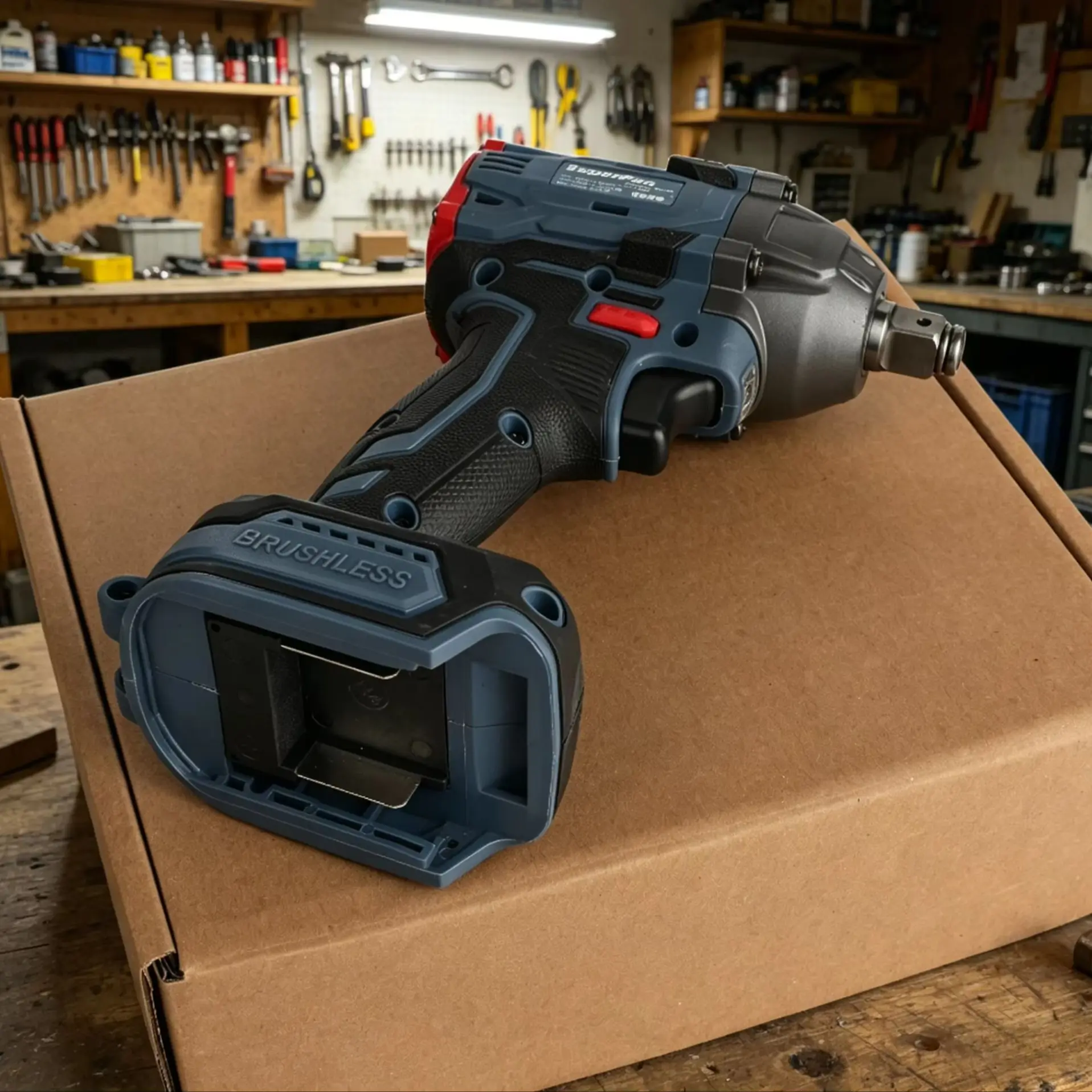 SuperPan 20V Brushless Cordless Impact Wrench, 1/2