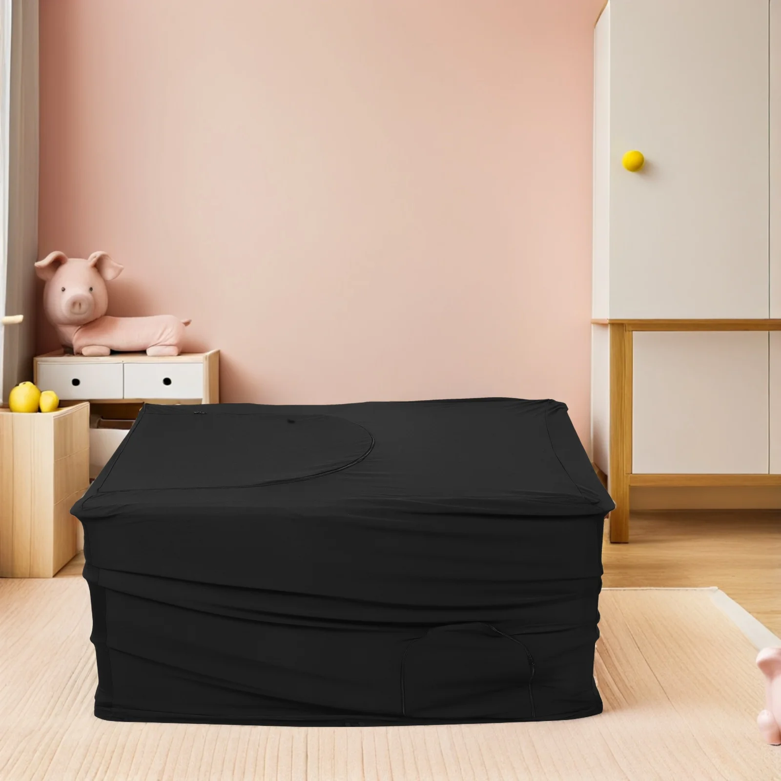 غطاء سرير قابل للتنفس بسط تعتيم ناموسية خيمة غرامة شبكة سستة البوليستر مكافحة سقوط تصميم نسيج مرن ضوء الضوضاء