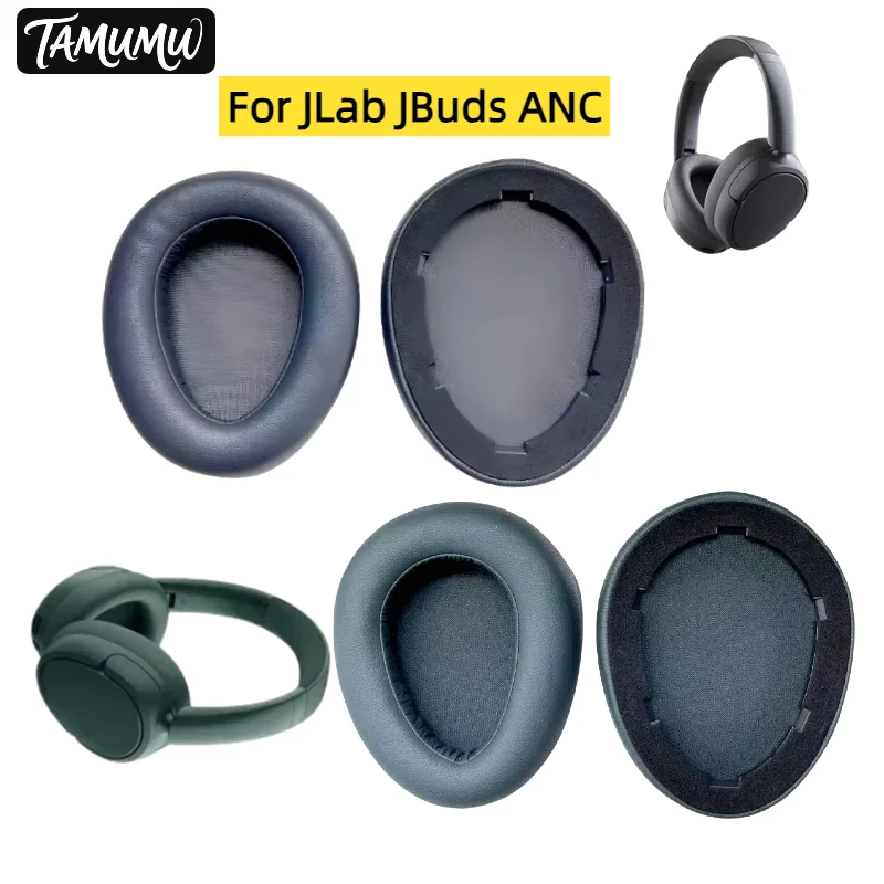 

Replacement Earpads For JLab JBuds ANC Headphones Softer Protein Leather Earpads High Quality Earpads