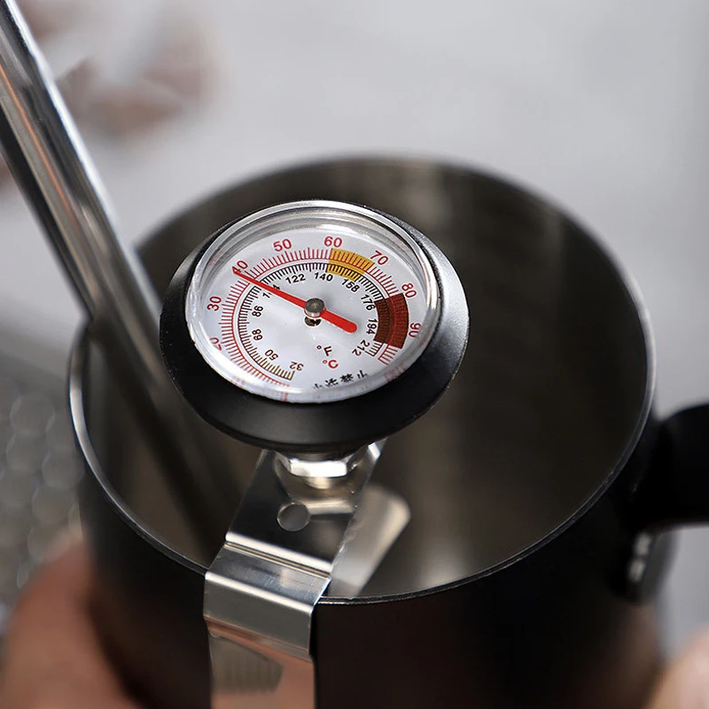 OANKR Sofortablesung 5-Zoll-Thermometer, Ideal für Kaffeegetränke, Schokoladenmilchschaum, Stilvolles Küchenzubehör