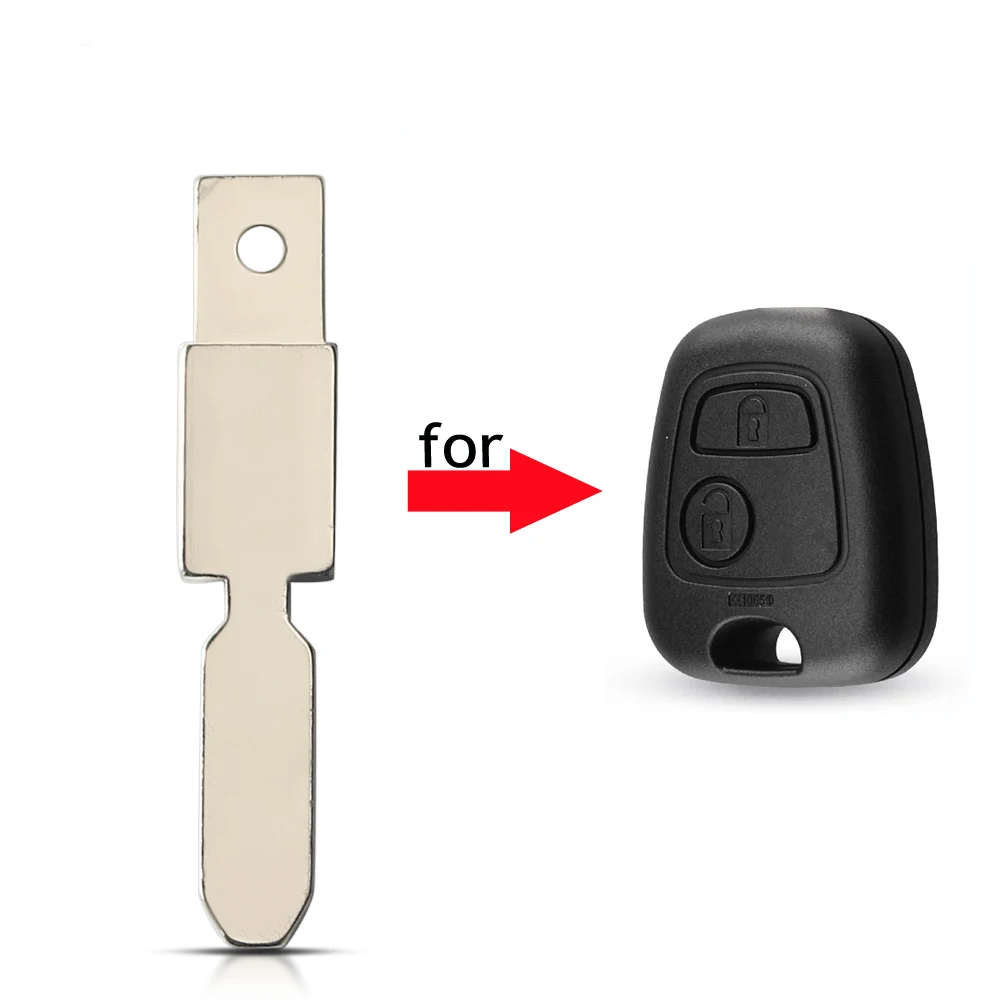 KEYYOU – lame de clé de voiture NE78, non coupée, pour citroën, Peugeot