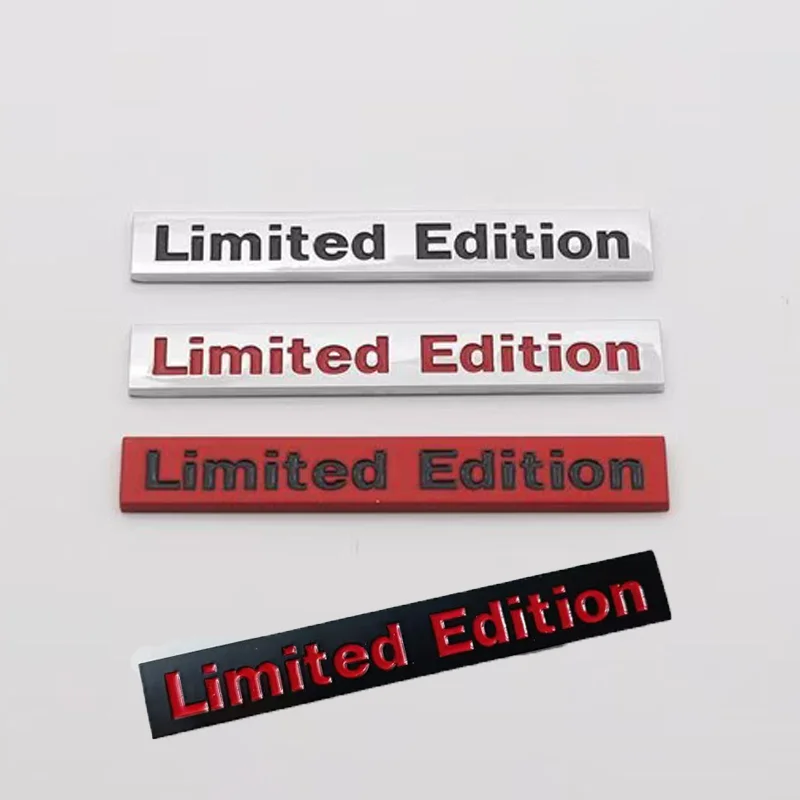 

20PC Metal limited edition car stickers for car rear car body side car body outline motorcycle modification accessories