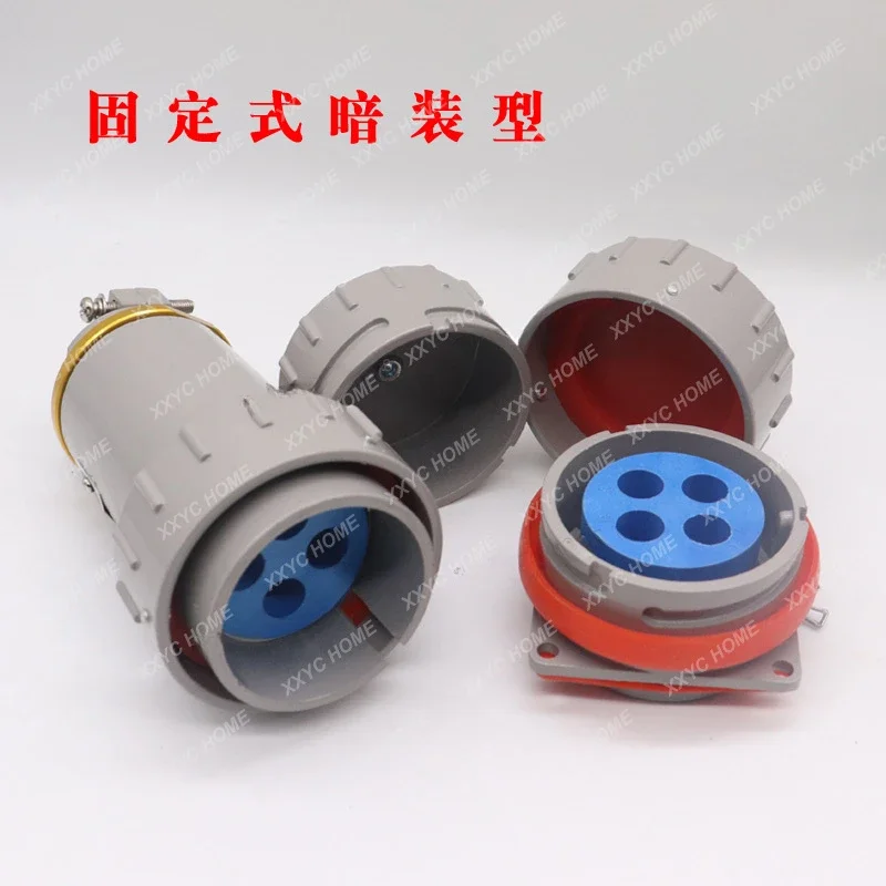 Explosion-proof plug and socket BJ-15A 25 32 60A 100 200A An YT/GZ plug connector 4 holes 5 pins