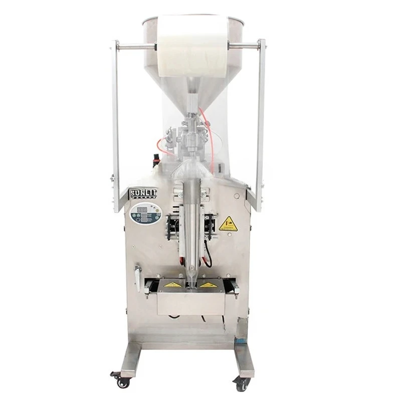 

Automatic Seasoning Chili Oil Bottom Material Vinegar Water Liquid Packing Machine Liquid Paste Filling Machine 220V/110V 1PC