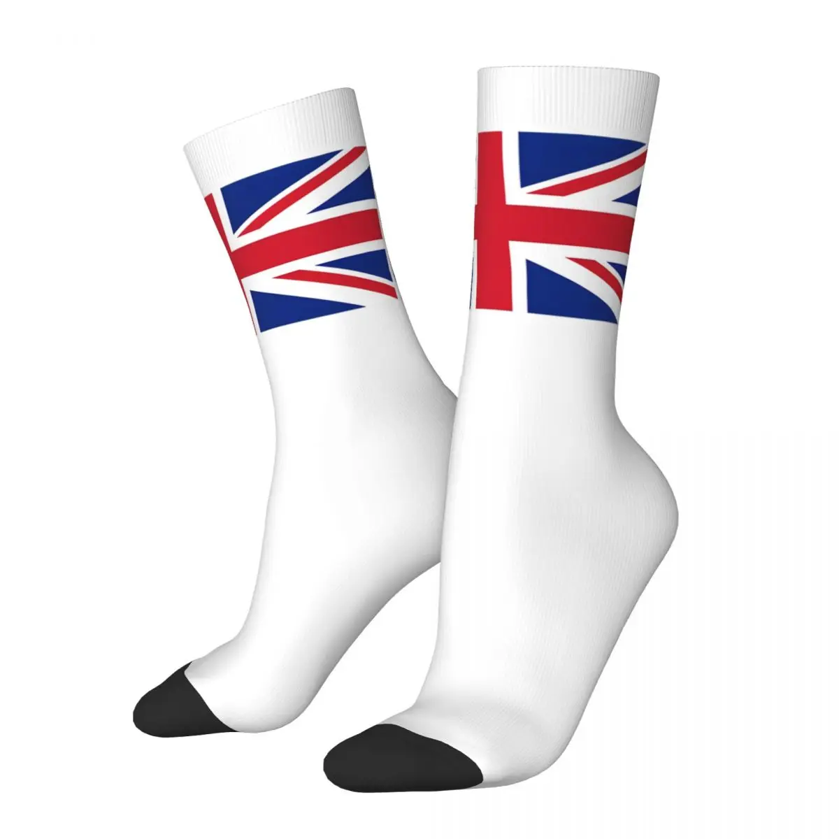 Crazy compression Union Sticker England 2024 Sock for Men Vintage Europe Quality Pattern Crew Sock Casual