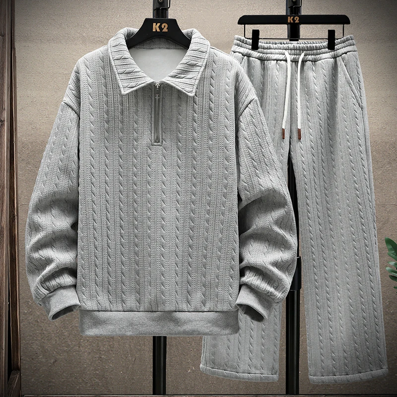 

Мужской повседневный спортивный костюм-двойка: модный уличный стиль, худи и брюки, пляжная одежда, летний комплект из свитшота и худи, новинка