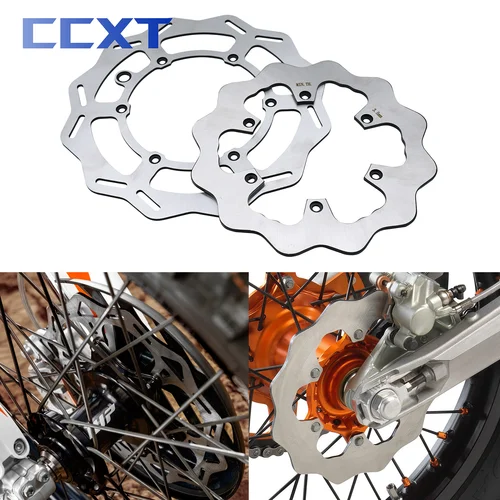 Juego de Rotores de disco de freno delantero y trasero para motocicleta, 260MM, 220MM, para KTM SX SXF EXC EXCF XC XCF XCW 125-500 1994-2021 2022 2023 Universal