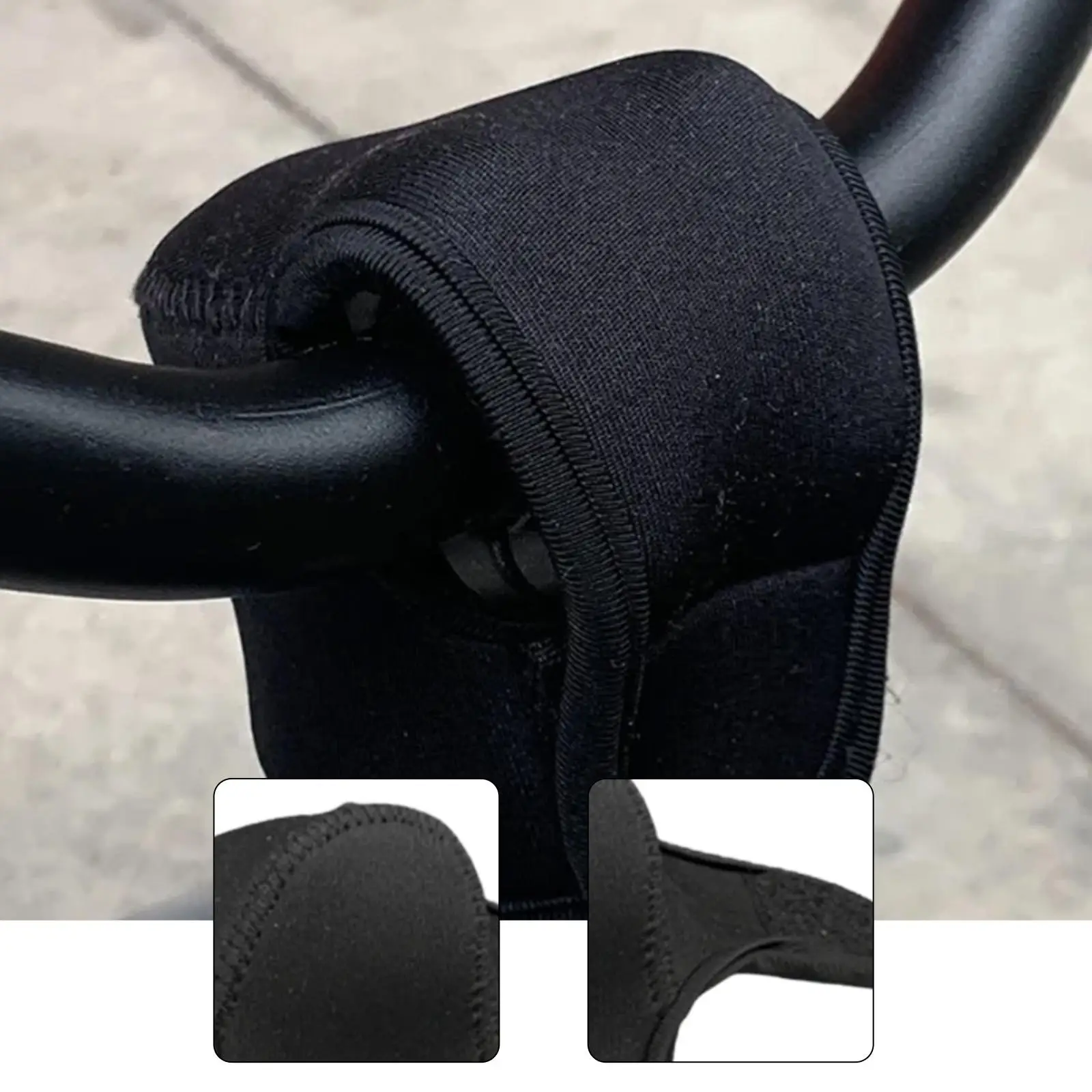 Kids Balance Bike Stem Cover Cover Anti Collision Easy to Install Black Chest