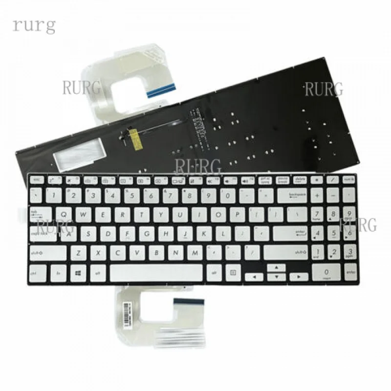

L Keyboard For Asus Q525UA UX561UA UX561UN Q505UA Q505 Q505UAR SN6570BL silvery